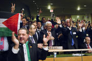 Vote sur le statut d'obervateur de la Palestine au sein de l'ONU, le 29 novembre 2012 source: onu