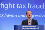 Algirdas Semeta a présenté à la presse le plan d'action de la Commission pour lutter contre la fraude et l'évasion fiscale le 6 décembre 2012 (c) Union européenne 2012