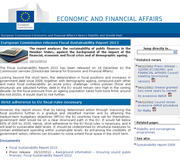 La Commission européenne a présenté le 18 décembre 2012 son rapport sur la viabilité budgétaire
