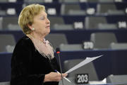 Astrid Lulling en plénière le 20 novembre 2012, lors du débat sur la sidérurgie européenne (c) Union européenne 2012 - Parlement européen