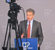 Conférence de presse de la DP sur le TSCG du 26 février 2013: Claude Meisch, député et président du groupe parlementaire à la Chambre