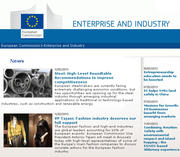 La table-ronde de haut niveau à la une du site de la DG Entreprises et Industrie de la Commission européenne le 12 février 2013