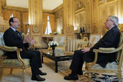 François Hollande et Jean-Claude Juncker se sont entretenus à Paris le 12 février 2013 (c) Présidence de la République française