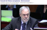 Marco Schank au Conseil Environnement le 21 mars 2013. Source. video.consilium.eu