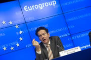 Jeroen Dijsselbloem é l'issue de la réunion de l'Eurogroupe qui s'est tenue dans la nuit du 24 au 25 mars 2013 (c) Conseil de l'UE