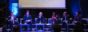 Gilles Feith, Christoph Schroeder, Danièle Weber, Cécile Le Clercq, Camille Gira et Jeff Ries réunis au CarréRotondes le 8 avril 2013