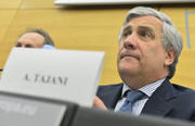 Antonio Tajani, commissaire en charge de l'industrie, présentant le plan d'action pour l'industrie sidérurgique européenne le 11 juin 2013 © European Union 2013 EP