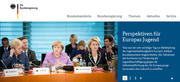 La réunion de Berlin du 3 juillet 2013 à la une du site du gouvernement allemand. Source : www.bundesregierung.de