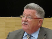 Guy Greivelding, président de la FNCTTFEL-Landesverband, à la table-ronde sur le 4e paquet ferroviaire, le 8 octobre 2013