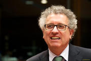 Pierre Gramegna lors de la réunion extraordinaire des ministres des Finances de l'UE le 17 février 2014 (c) Le Conseil de l'Union européenne