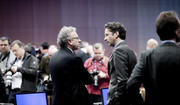Piere Gramegna et Jeroen Dijsselbloem lors de l'Eurogroupe du 17 février 2014 (c) Le Conseil de l'Union européenne