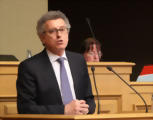 Pierre Gramegna à la Chambre des députés le 23 avril 2014