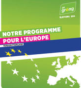 Déi Gréng ont présenté leur programme en vue des élections européennes le 29 avril 2014