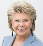 Viviane Reding, tête de liste du CSV, a été élue au Parlement européen le 25 mai 2014