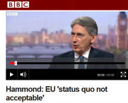 Philip Hammond était l'invité d'Andrew Marr sur la BBC le 20 juillet 2014. Source : www.bbc.com