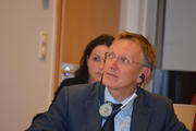 le commissaire européen à l’Environnement, Janez Potocnik, à la conférence consacrée à l’économie circulaire organisée par Déi Gréng le 20 octobre 2014