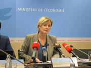 la Secrétaire d’Etat à l’Economie, Francine Closener a présenté le Bilan compétitivité 2014