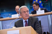 Dimitris Avramopoulos devant les eurodéputés de la commission LIBE le 30 septembre 2014 (c) Parlement européen