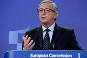 Jean-Claude Juncker devant la presse le 12 novembre 2014 (c) Union européenne 2014