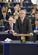Jean-Claude Juncker a présenté son plan d'investissement aux parlementaires européens le 26 novembre 2014 © European Union 2014 EP