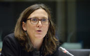 Cecilia Malmström est la commissaire en charge du commerce