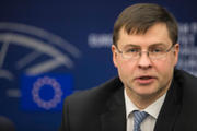 Valdis Dombrovskis le 13 janvier 2015 (c) Union européenne