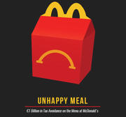 La couverture du rapport consacré à la stratégie d'évitement fiscal de McDonald's disponible sur le site www.notaxfraud.eu