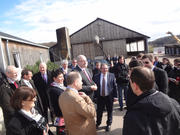 Le commissaire Phil Hogan aux côtés du ministre Fernand Etgen à l'occasion de sa visite au Luxembourg du 30 mars 2015