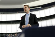 L'eurodéputé Morten Messerschmidt (ECR), le rapporteur du rapport annuel sur la politique de concurrence (Source : PE)