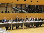 Une partie du gouvernement luxembourgeois était venue écouter les positions des partenaires sociaux sur le semestre européen le 30 mars 2015