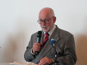 Paul-Michael Schonenberg lors de la conférence sur le TiSA organisée par le Bureau d'information du Parlement européen le 20 avril 2015 à Luxembourg