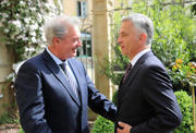Le ministre luxembourgeois des Affaires étrangères, Jean Asselborn, avec le chef du Département fédéral des affaires étrangères de la Confédération suisse, Didier Burkhalter (source: MAEE Barbancey)