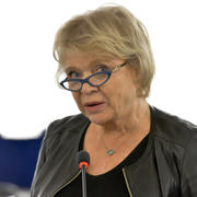 L'eurodéputée (Verts/ALE) Eva Joly (c) Parlement européen