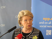 Viviane Reding, à l'occasion d’une conférence de presse  du 4 mai 2015