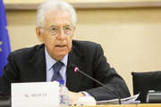 Le sénateur italien et ancien commissaire Mario Monti (Source : PE)
