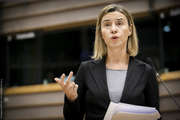Federica Mogherini, Haut Représentant de l’Union pour les affaires étrangères et la politique de sécurité, le 20 janvier 2016