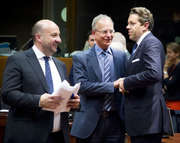 Etienne SCHNEIDER, Henk KAMP et Harald MAHRER lors du Conseil Compétitivité du 26 mars 2016 (c) Union européenne / Le Conseil de l'UE