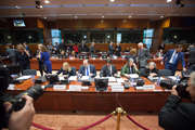 Les ministres réunis en Conseil JAI le 18 novembre 2016 à Bruxelles (c) Présidence slovaque du Conseil de l'UE