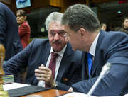 Jean Asselborn et Miroslav Lajčák © Conseil de l'UE