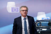 Pierre Gramegna lors de la réunion de l'Eurogroupe le 26 janvier 2017 (c) Union européenne / Le Conseil de l'UE