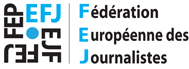 Le logo de la Fédération européenne des journalistes